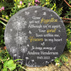 Although We Are Apart, Your Spirit Lives Within Me - Personalized Memorial Stone, Human Grave Marker - Memorial Gift, Sympathy Gift