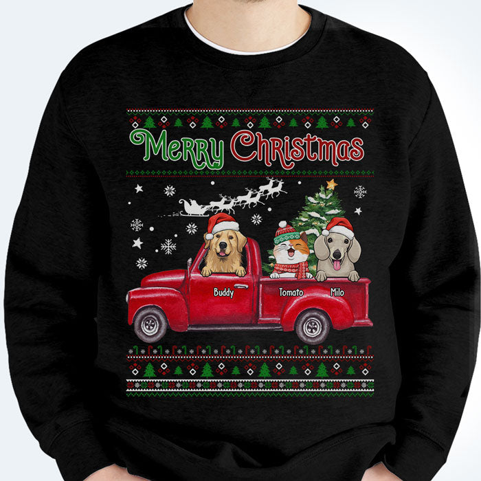 Merry Christmas - Personalized Custom Unisex T-shirt, Hoodie, Sweatshirt - Gift For Pet Lovers, Christmas Gift