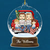 Family Is A Gift - Family Personalized Custom Ornament - Acrylic Snow Globe Shaped - Christmas Gift For Family Members