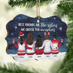 Custom Name Christmas Best Friend Gifts - Personalized Ornament
