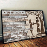 I Will Always Be Your Little Girl - Personalized Horizontal Poster