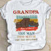 The Man The Myth The Bad Influence - Gift for Dad, Personalized T-shirt