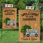 Drive Slow - Drunk Campers Matter - Personalized Camping Flag