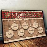 Merry Christmas With Our Family - Personalized Horizontal Poster