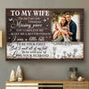 The Day I Met You I Found My Missing Piece - Upload Image, Personalized Horizontal Poster