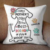 The World's Best Dog Mom - Personalized Pillow (Insert Included)