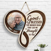 We're Predestined To Meet Each Other - Personalized Shaped Wood Sign - Upload Image, Gift For Couples, Husband Wife