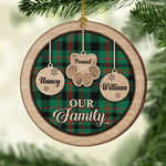 Have A Merry Little Christmas - Personalized Custom Round Shaped Wood Christmas Ornament