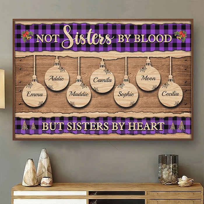 A Sister Is God's Way Of Making Sure We Never Walk Alone - Personalized Horizontal Poster