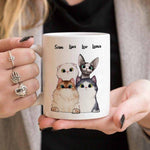 Custom Name Cat Dad Father's Day Gifts - Personalized Mugs
