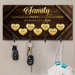 Family, A Whole Lot Of Love - Personalized Key Hanger, Key Holder - Gift For Family