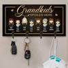 These Grandkids Spoiled Here - Personalized Key Hanger, Key Holder - Gift For Grandma