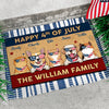 Happy American Independence Day - 4th Of July - Funny Personalized Pet Decorative Mat (Cat & Dog)