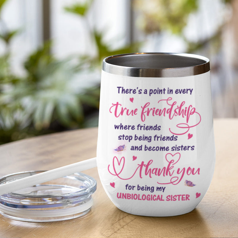 True Friendship - Gift For Best Friends - Personalized Tumbler