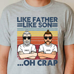 Custom Name Father Son Funny Gifts - Personalized Apparel