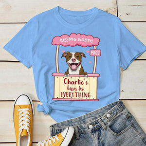 Dog's Kisses Fix Everything - Personalized Custom Unisex T-shirt.