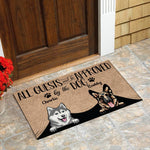 Custom Name Dog Approval Gifts for Dog Lovers - Personalized Doormat