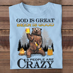 Funny Bear Beer Camping Gifts for Men - Apparel
