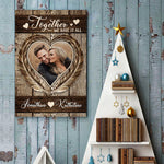 Custom Photo Rustic Couple Gifts - Personalized Poster