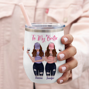 True Friendship - Gift For Best Friends - Personalized Tumbler.