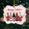 Being My Friends Is Really The Only Gift You Need - Personalized Custom Benelux Shaped Wood Christmas Ornament