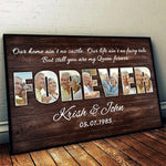 Custom Photo Forever Couple Gifts - Personalized Poster