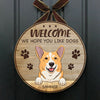 We Hope You Like Dogs - Funny Personalized Dog Door Sign