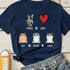 Peace Love Cat - Personalized Custom T-shirt