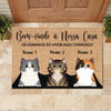 Bem-Vindo À Minha Casa Portuguese - Funny Personalized Cat Decorative Mat