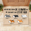 Todos los invitados deben ser aprobados por el perro Spanish - Funny Personalized Dog Decorative Mat