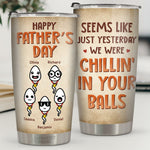 Custom Name Funny Father's Day Gifts for Dad - Personalized Tumbler