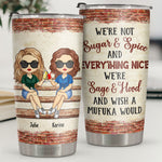 Custom Name Sassy Bestie Gifts for Women - Personalized Tumbler