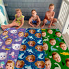 Waves For Days - Personalized Custom Beach Towel - Upload Image, Gift For Family, Gift For Kids