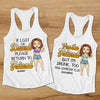 I Am The Friend - Personalized Racerback Tank Top - Gift For Bestie
