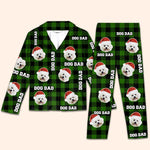 Happy Pawlidays, My Beloved Fur Baby - Dog Personalized Custom Face Photo Pajamas - Upload Image, Christmas Gift For Dog Dads, Dog Lovers