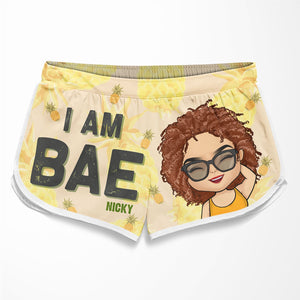 If Lost, Return To My Bae - Personalized Couple Beach Shorts - Gift For Couples, Husband Wife