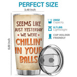 Custom Name Funny Father's Day Gifts for Dad - Personalized Tumbler