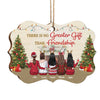 We Are More Than Friends, We‚re Like A Really Small Gang - Personalized Custom Benelux Shaped Wood/Aluminum Christmas Ornament - Gift For Bestie, Best Friend, Sister, Birthday Gift For Bestie And Friend, Christmas New Arrival Gift