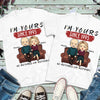 No Returns Or Refunds - Personalized Matching Couple T-Shirt - Gift For Couple, Husband Wife, Anniversary, Engagement, Wedding, Marriage Gift