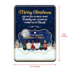 Family Will Be Connected By Heart - Personalized Custom Christmas Wooden Card With Pop Out Ornament - Gift For Family, Christmas Gift
