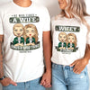 Find A Wife, Find A Good Thing - Personalized Matching Couple T-Shirt - Gift For Couple, Husband Wife, Anniversary, Engagement, Wedding, Marriage Gift