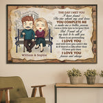 I Love You And Will Love You Until I Die - Gift For Couples, Personalized Horizontal Poster