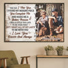 You Complete Me And Make Me A Better Person - Upload Image, Gift For Couples - Personalized Horizontal Poster