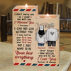 Never Forget How Special You Are To Me - Gift For Couples, Personalized Candle Holder
