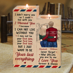 Never Forget How Special You Are To Me - Gift For Couples, Personalized Candle Holder