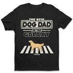 Custom Name Dog Dad Galaxy Gifts for Men - Personalized Apparel