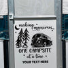 Making Memories - Camping Personalized Custom RV Decal - Gift For Camping Lovers