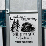 Making Memories - Camping Personalized Custom RV Decal - Gift For Camping Lovers