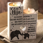 Daughter Encouragement Gift from Mom - Sentimental Candle Holder