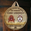 Please Excuse The Mess - Funny Personalized Dog Door Sign